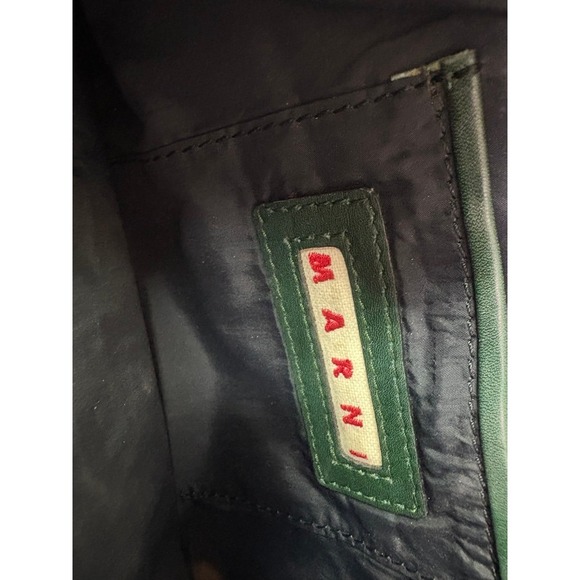 Green and Black embellished Marni belt bag - Picture 7 of 9